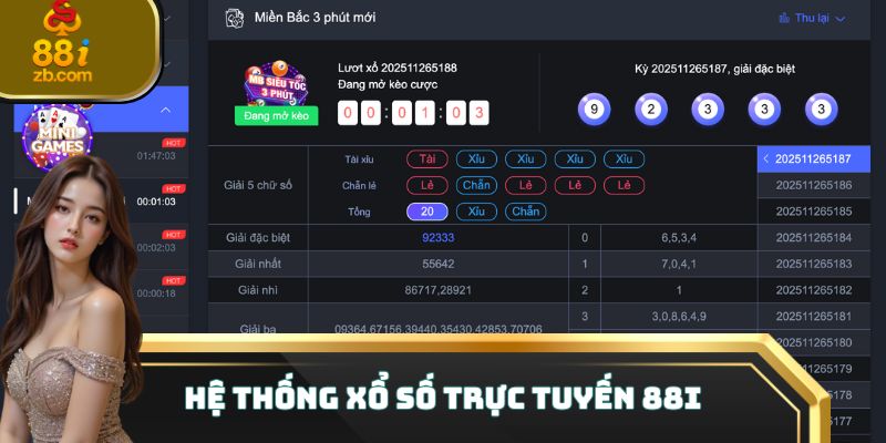 Hệ thống xổ số trực tuyến 88i