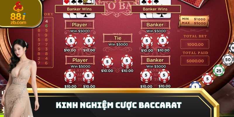 Kinh nghiệm cược baccarat